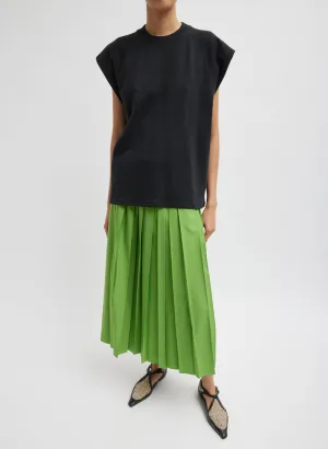 Nylon Pleated Pull On Skirt