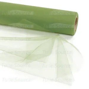 Olive Green Tulle Fabric
