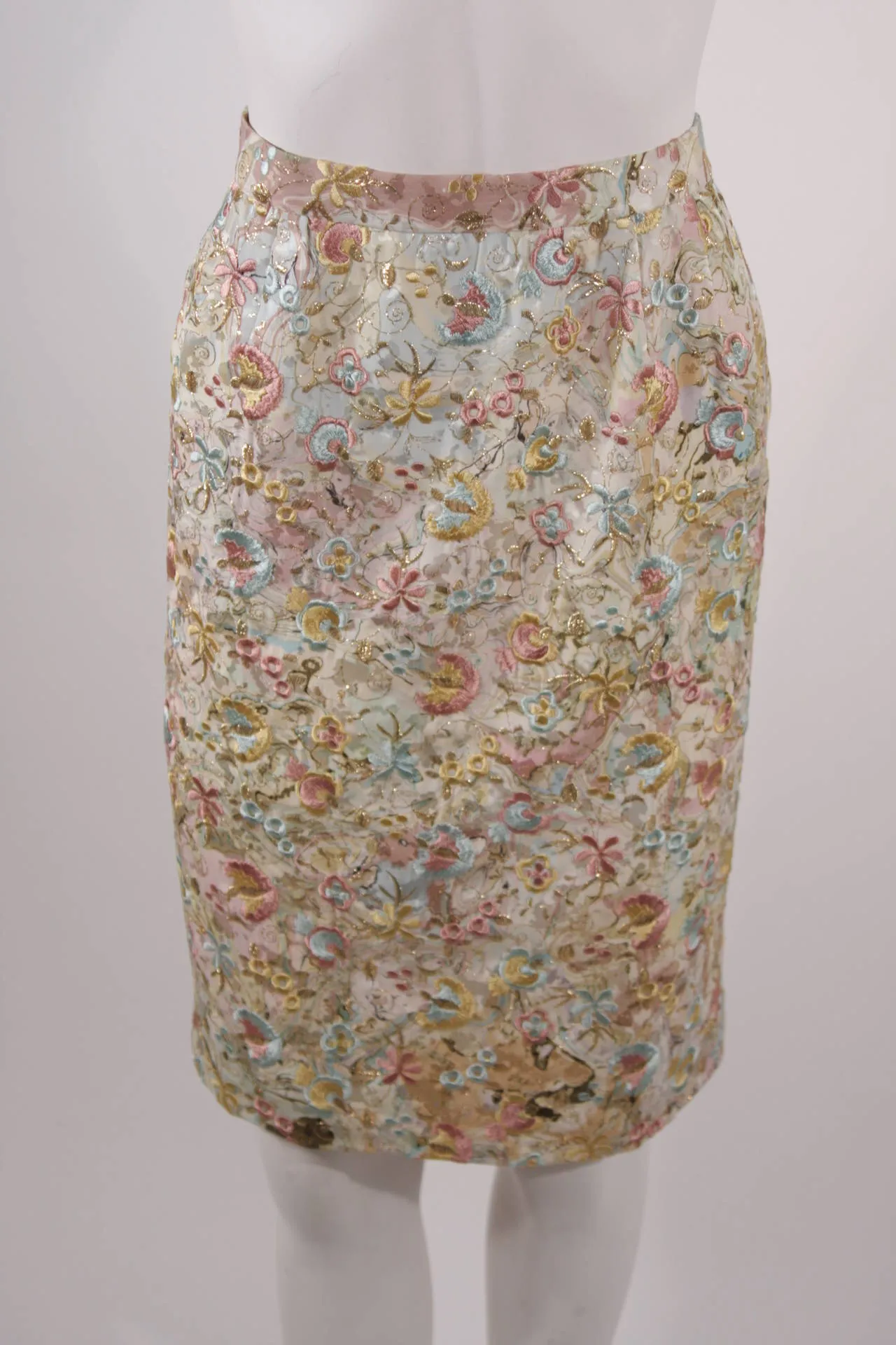 OSCAR DE LA RENTA 4 pc Baroque Skirt Suit