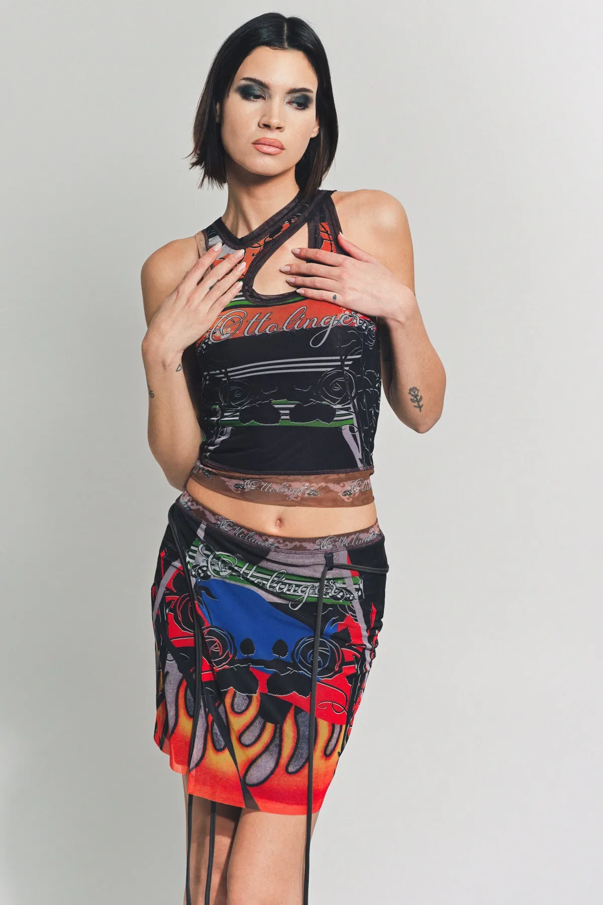 OTTOLINGER | MESH MINI SKIRT