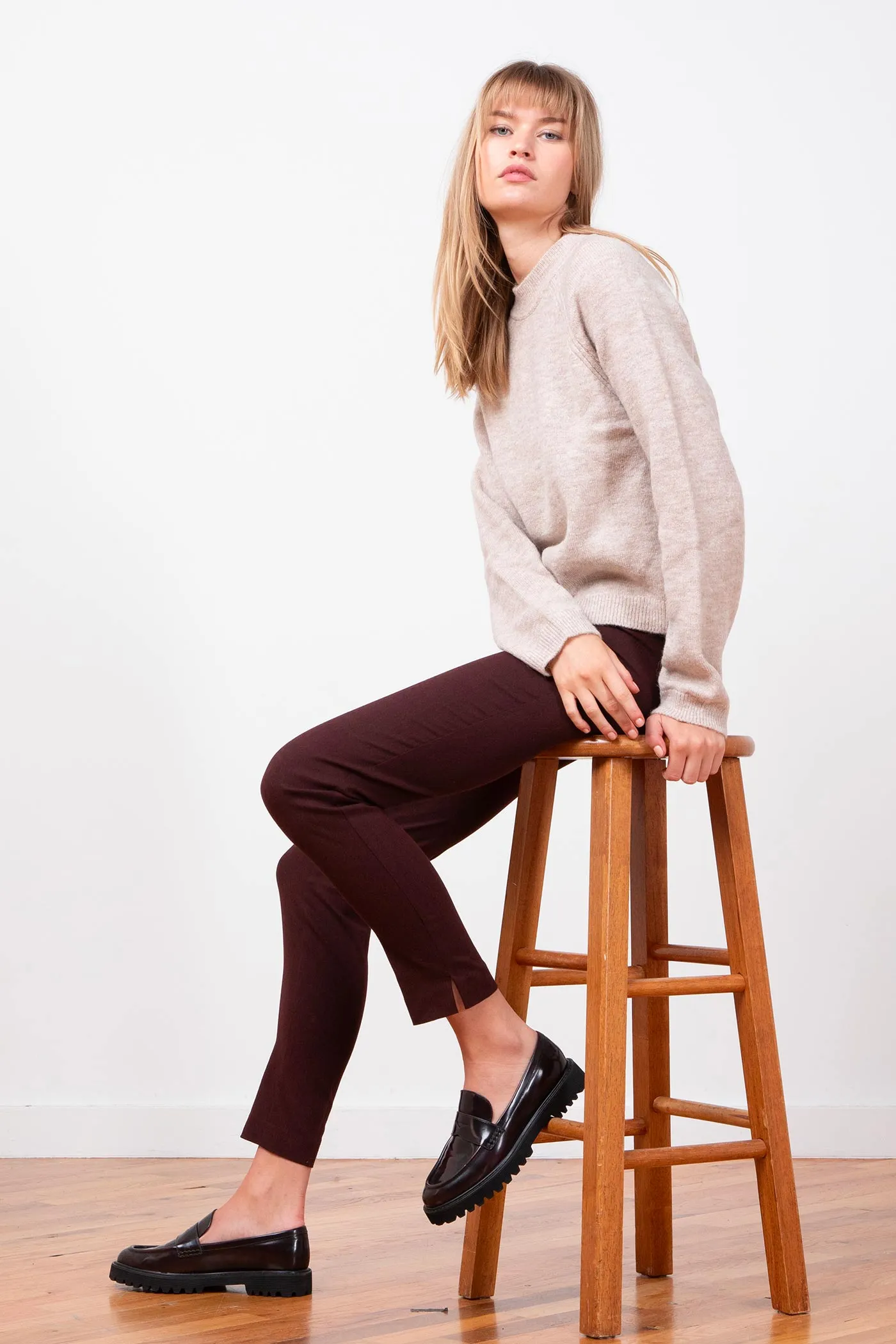 PARS Flannel Burgundy