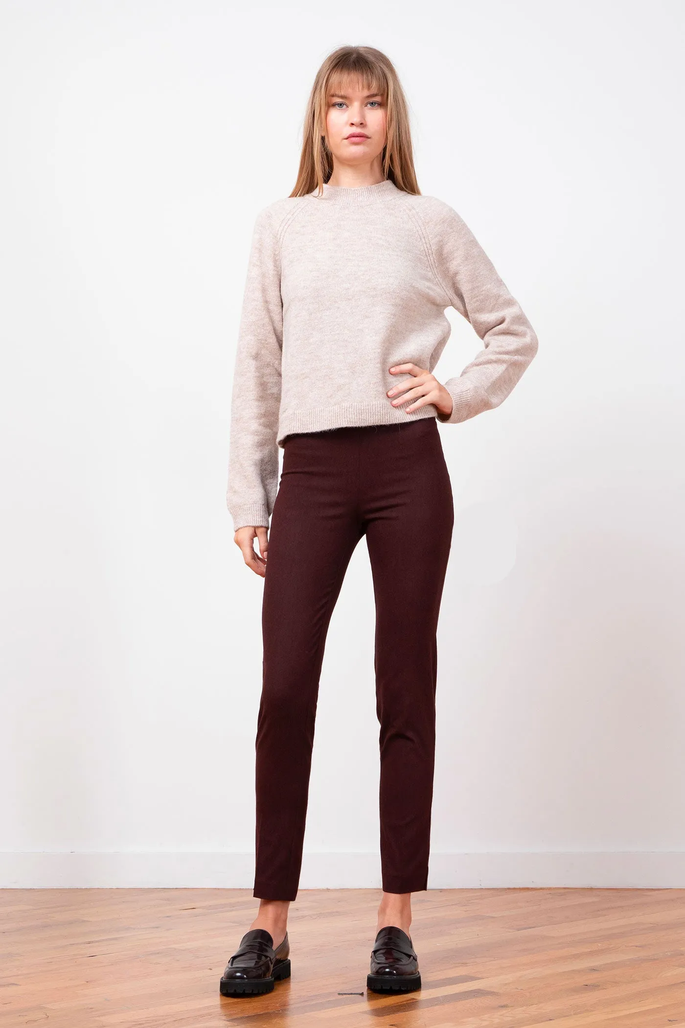 PARS Flannel Burgundy