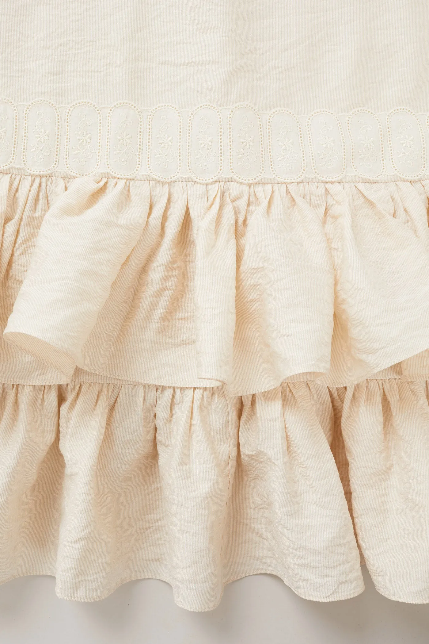Pastry Dress in Beige Jacquard