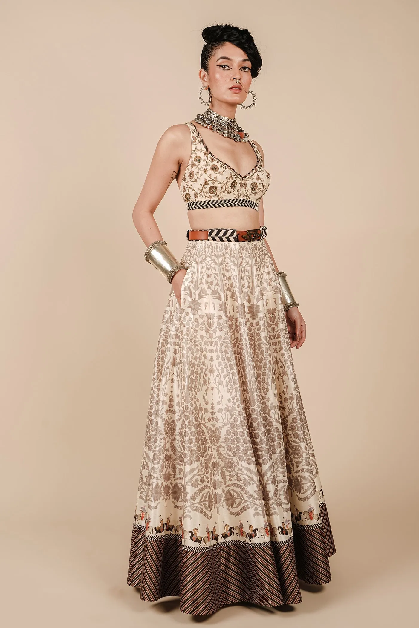 Pearl Ivory Skirt Set