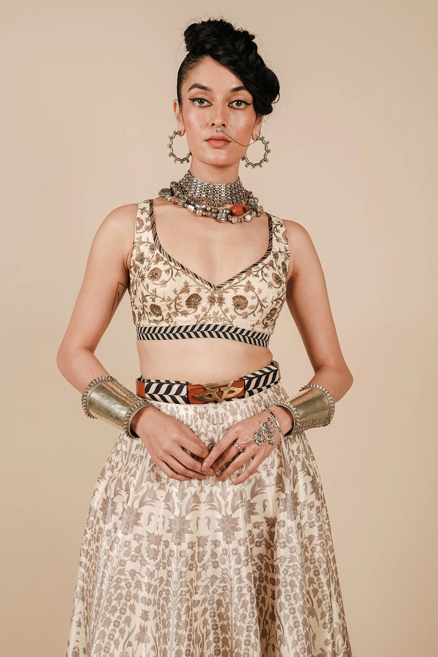 Pearl Ivory Skirt Set