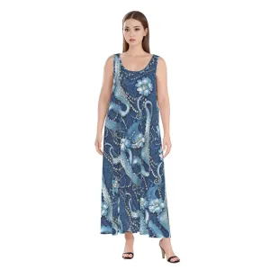 Pearls n Tentacles Maxi Dress