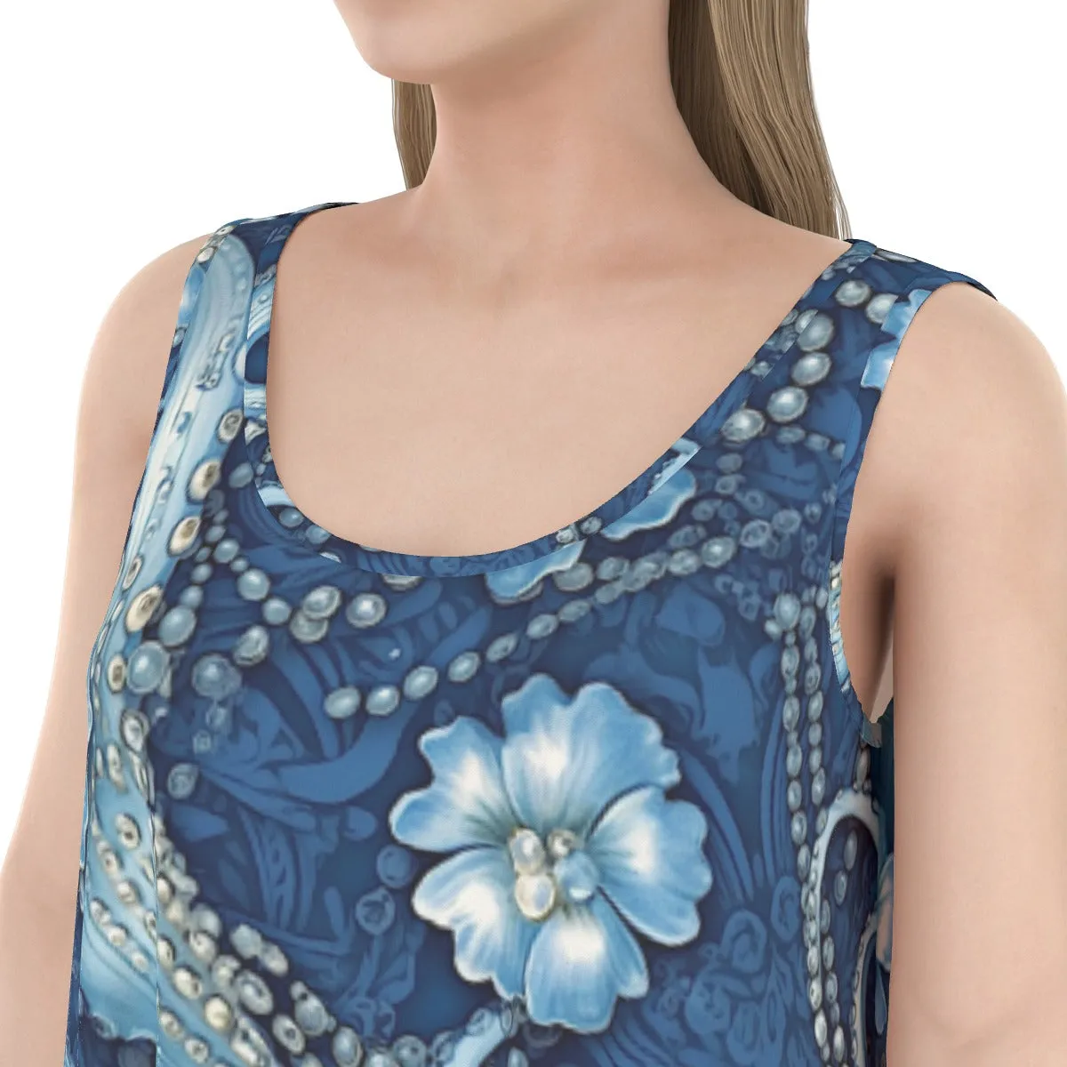 Pearls n Tentacles Maxi Dress