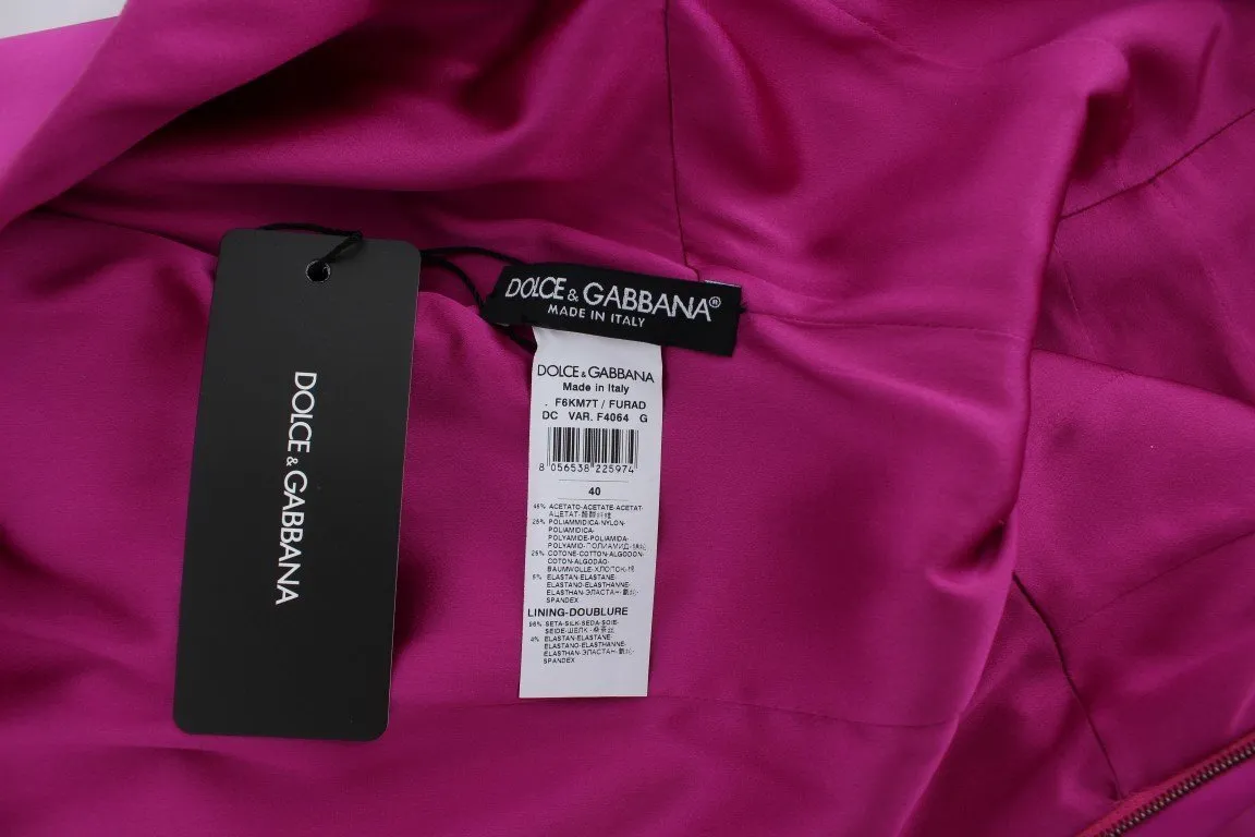 Pink Stretch Long Sheath Ball Gown Dress
