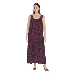 Pink Xray Tentacles Maxi Dress