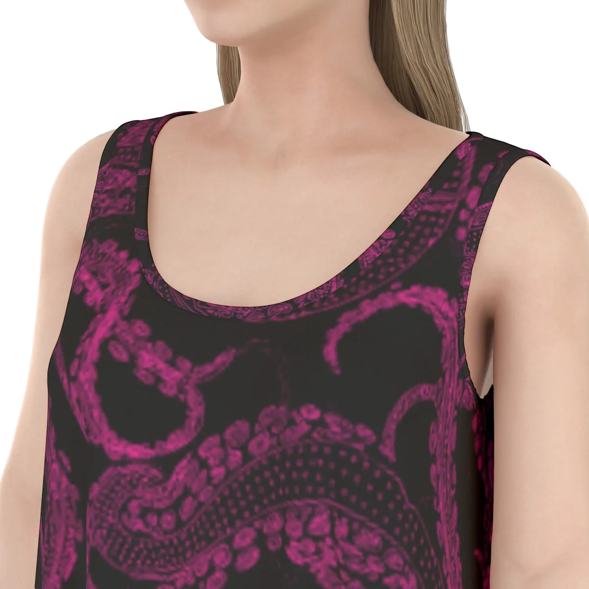Pink Xray Tentacles Maxi Dress