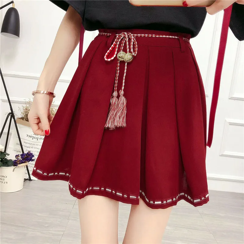 "RETRO CHIC" RED GIRL SKIRT Y031306