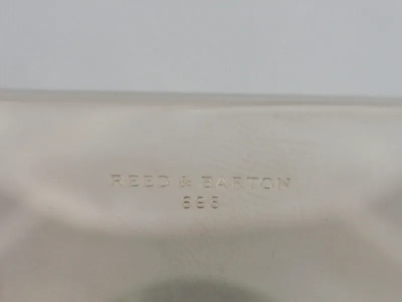 REED & BARTON Small Silver Note Pad with Pencil Original Box and Dust Bag