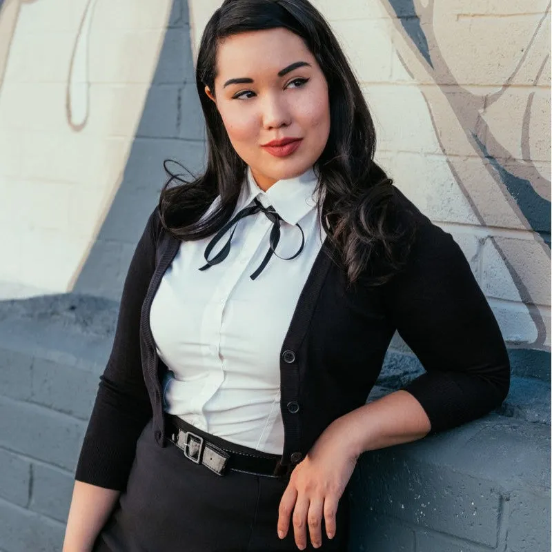 Retro Cropped Cardigan