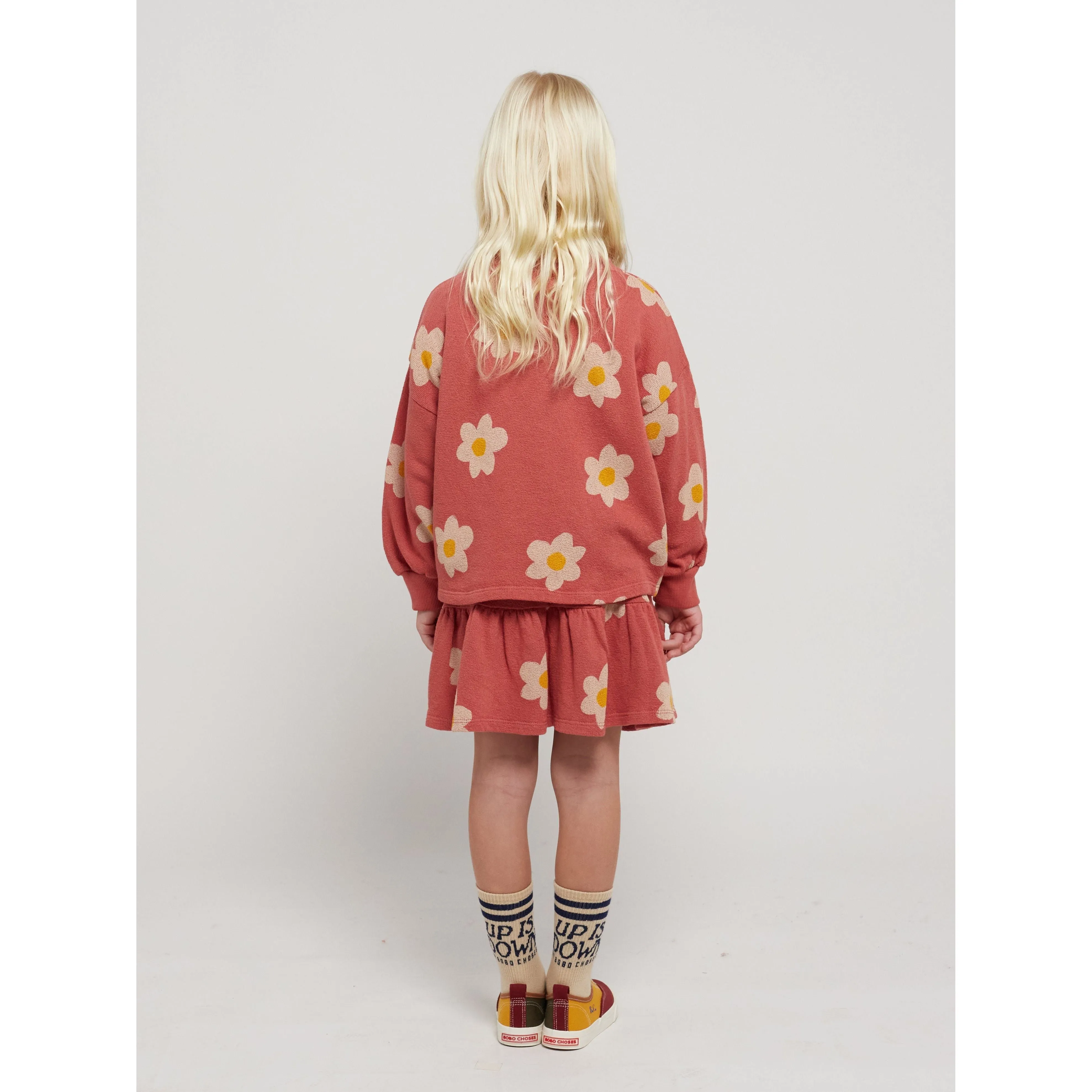 Retro Flowers All Over Skirt