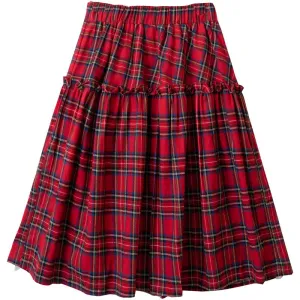 RETRO PLAID SKIRT UB97007