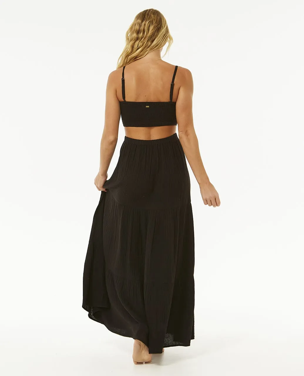 RIP CURL PREMIUM SURF MAXI DRESS  - BLACK