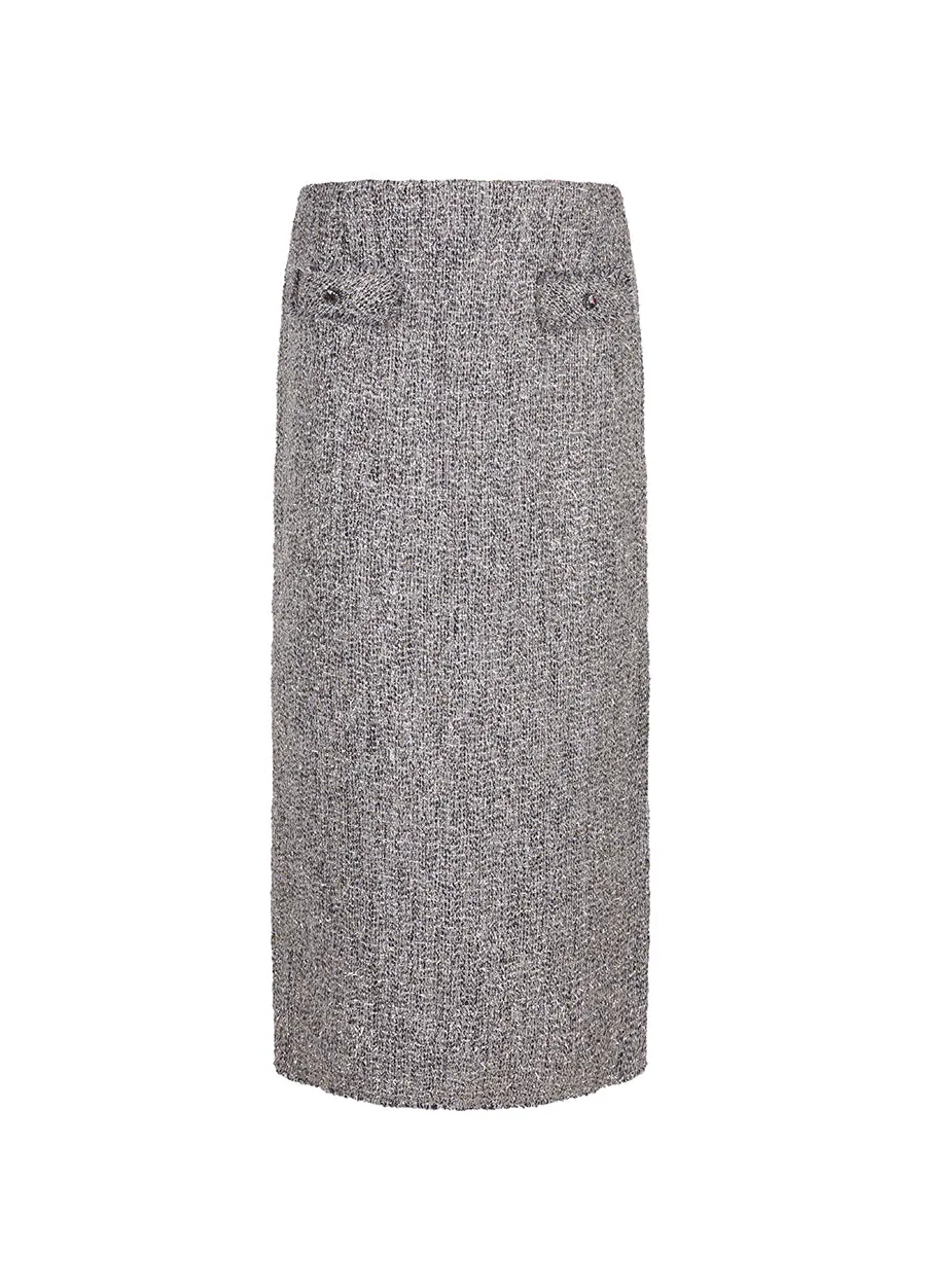 Skirt / JNBY Jacquard H-shaped Long Waist Skirt