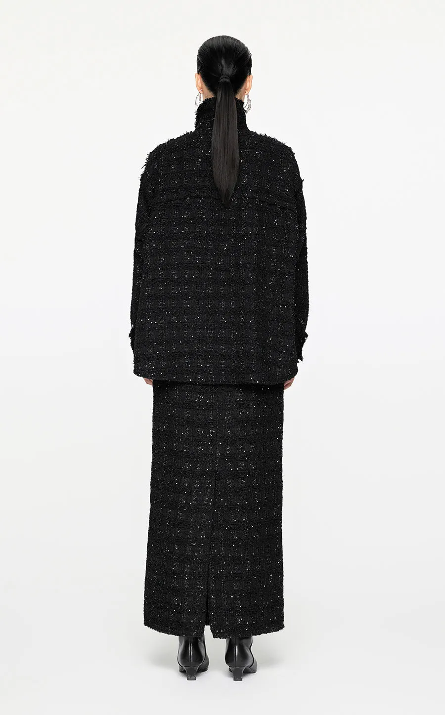Skirt / JNBY Jacquard H-shaped Long Waist Skirt