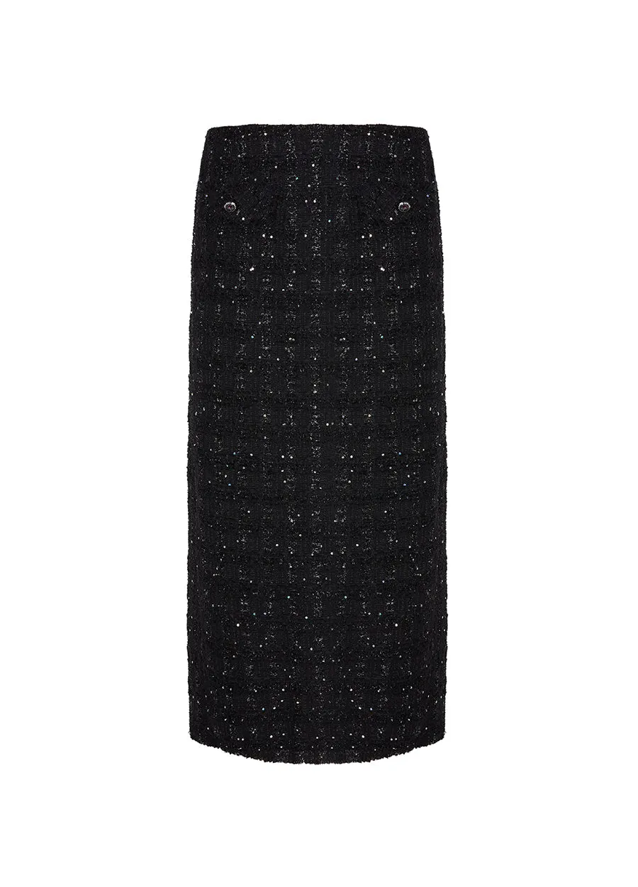 Skirt / JNBY Jacquard H-shaped Long Waist Skirt