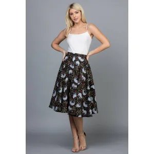 Sloth Print Skirt