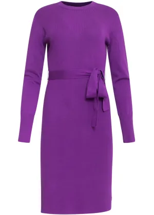 Smashed Lemon Counting Stars Knit Dress Purple