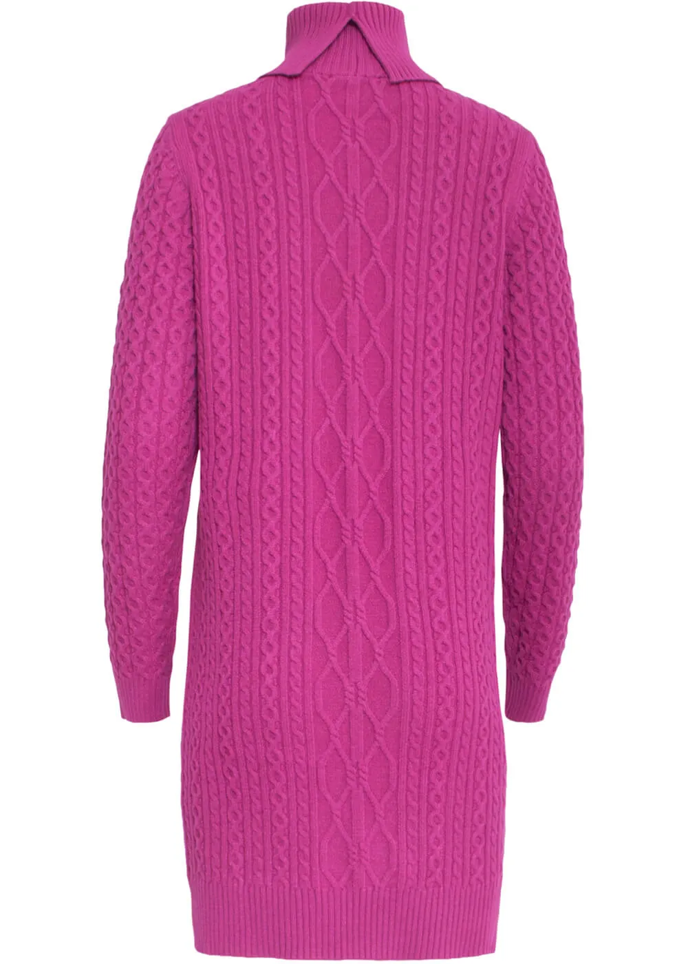 Smashed Lemon Wanna Hug Knit Dress Cherise Pink