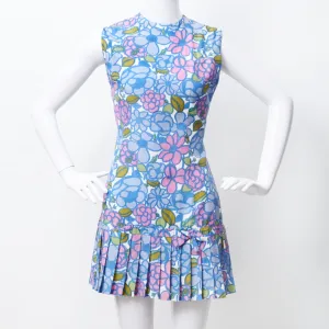 SPUNKY FLORALS 60S DROPWAIST DRESS