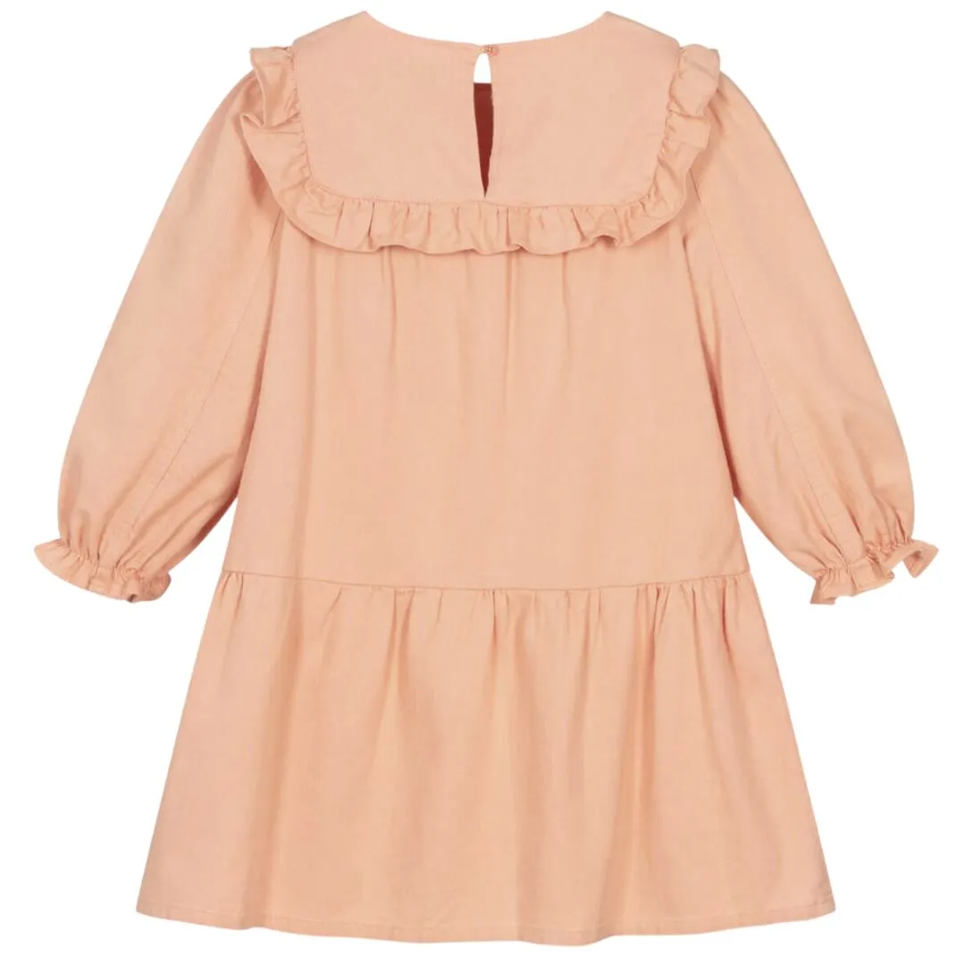 Stella McCartney Kids Embroidered Coral Dress