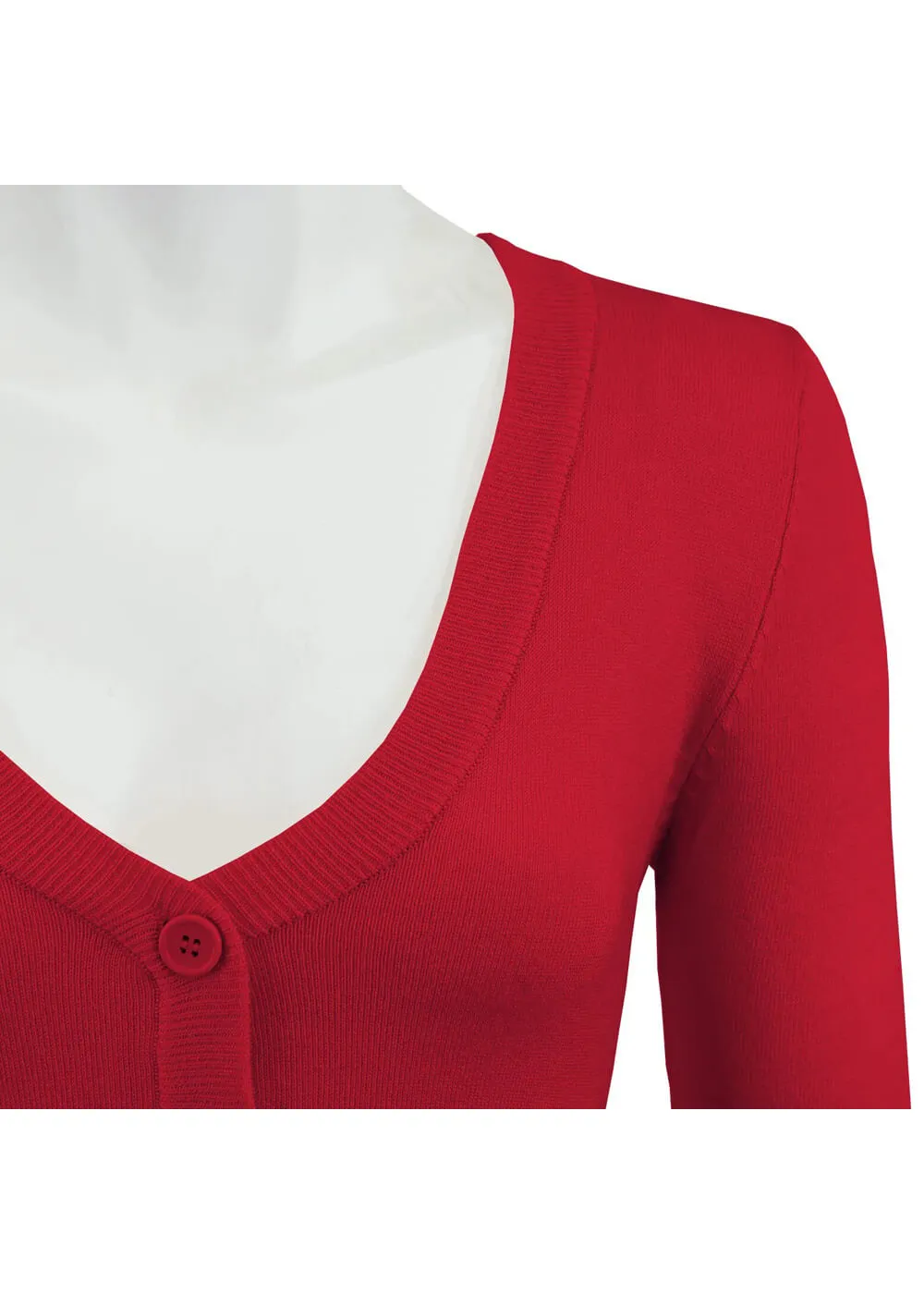Succubus Clothing Retro Short 50's Cardigan Red