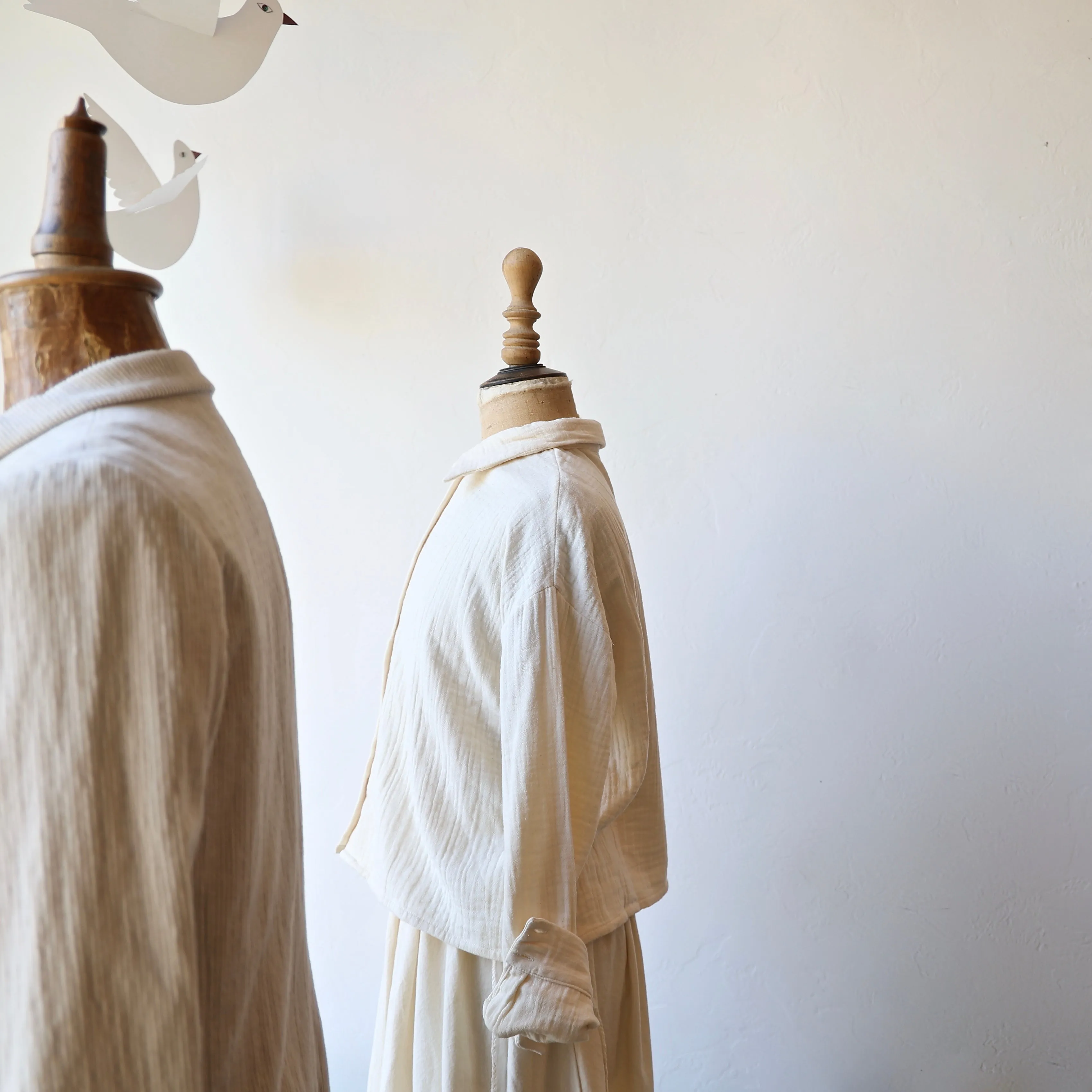 Sula Brushed Cotton Shirt - Cream