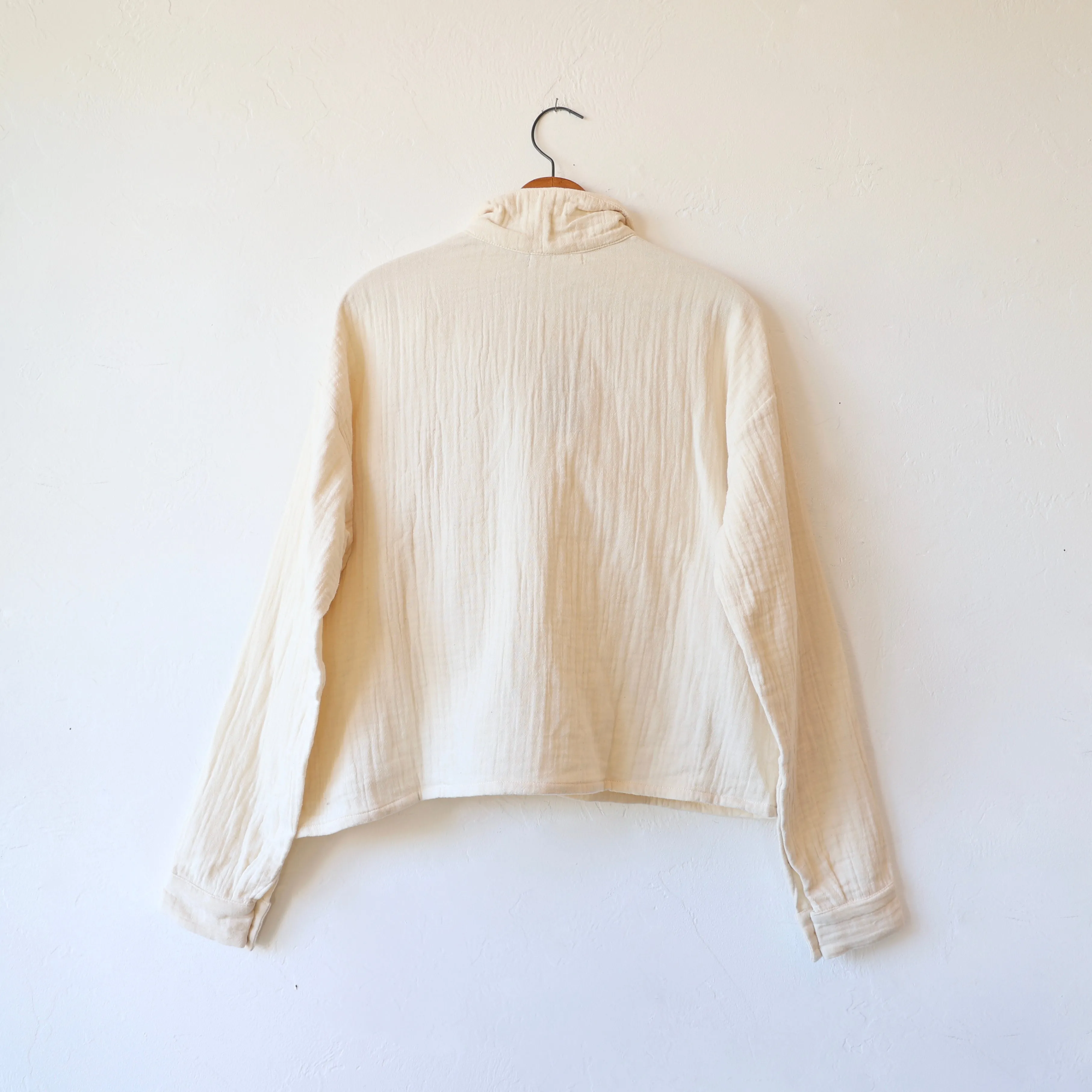 Sula Brushed Cotton Shirt - Cream