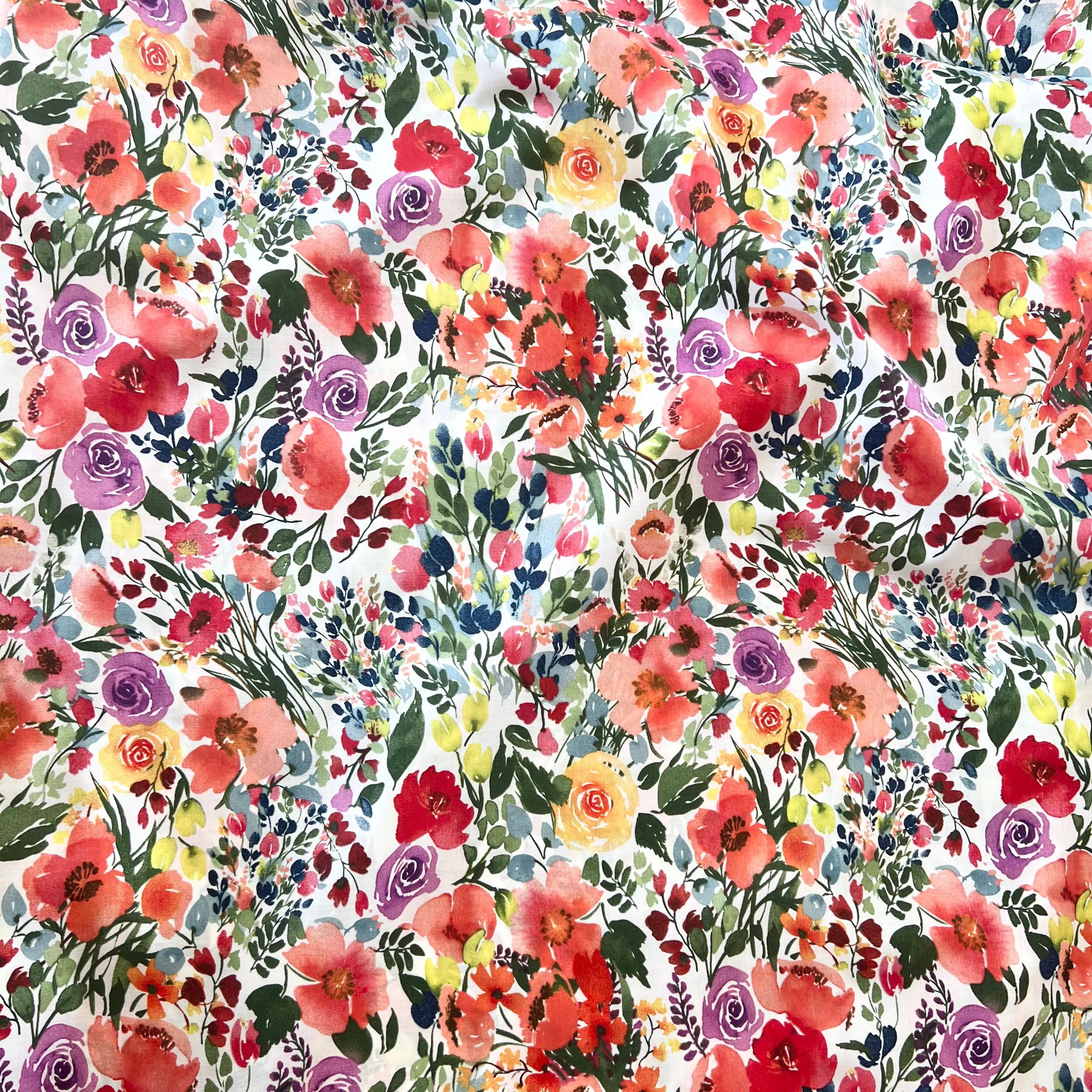 Summer Bouquet Cotton Lawn