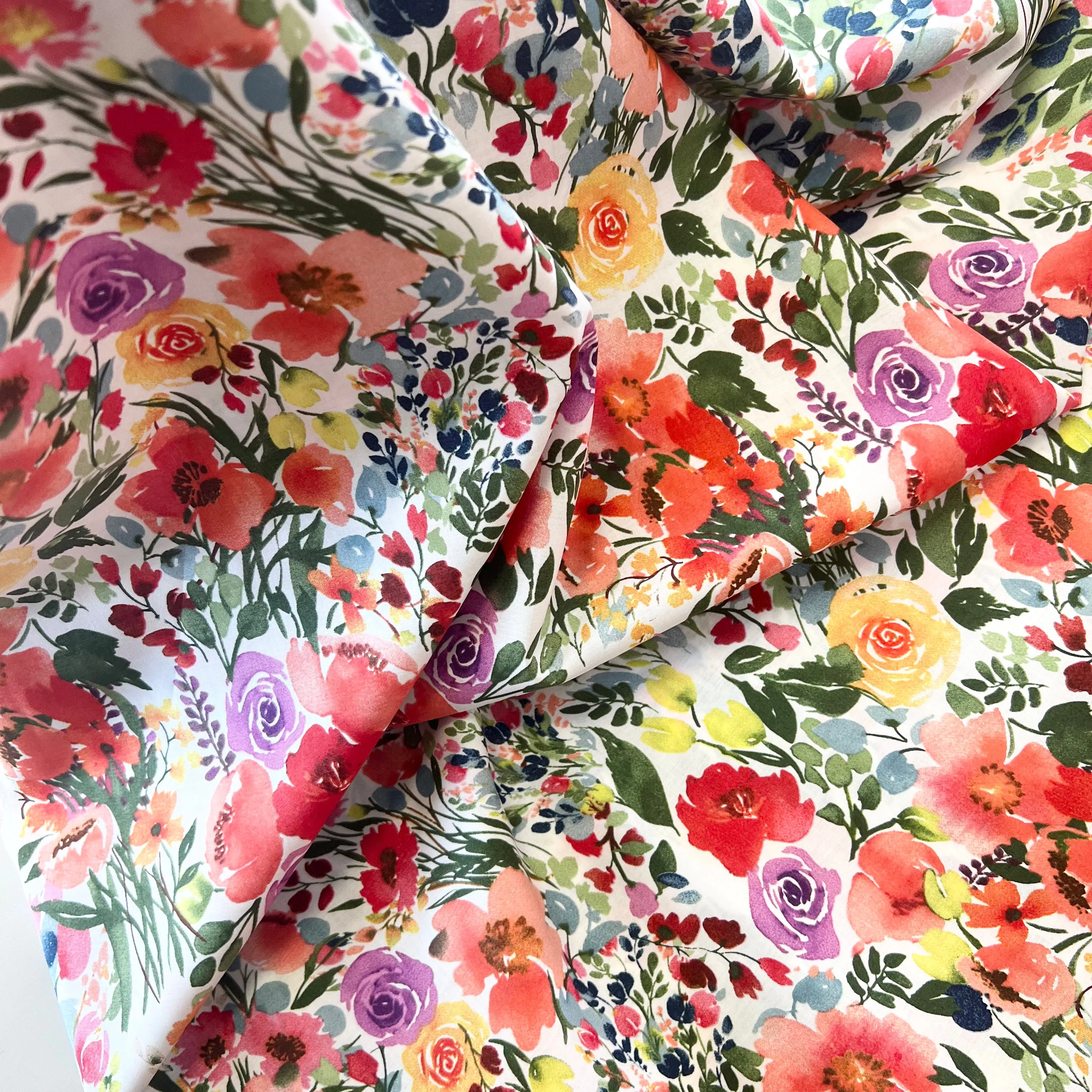 Summer Bouquet Cotton Lawn