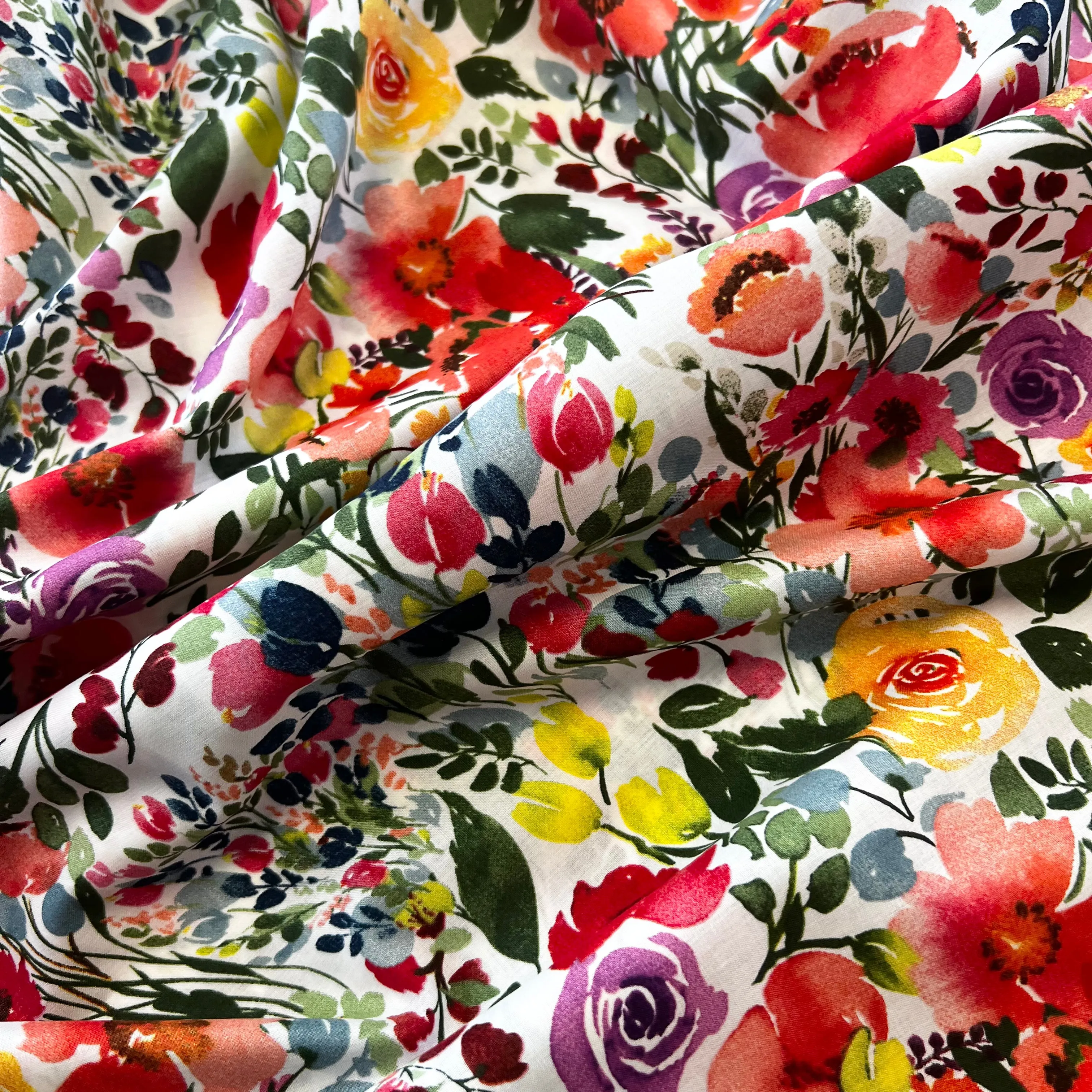 Summer Bouquet Cotton Lawn