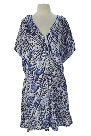 SURFACE TO AIR Women's Ready Print Platinum Drape Dress $420 NEW