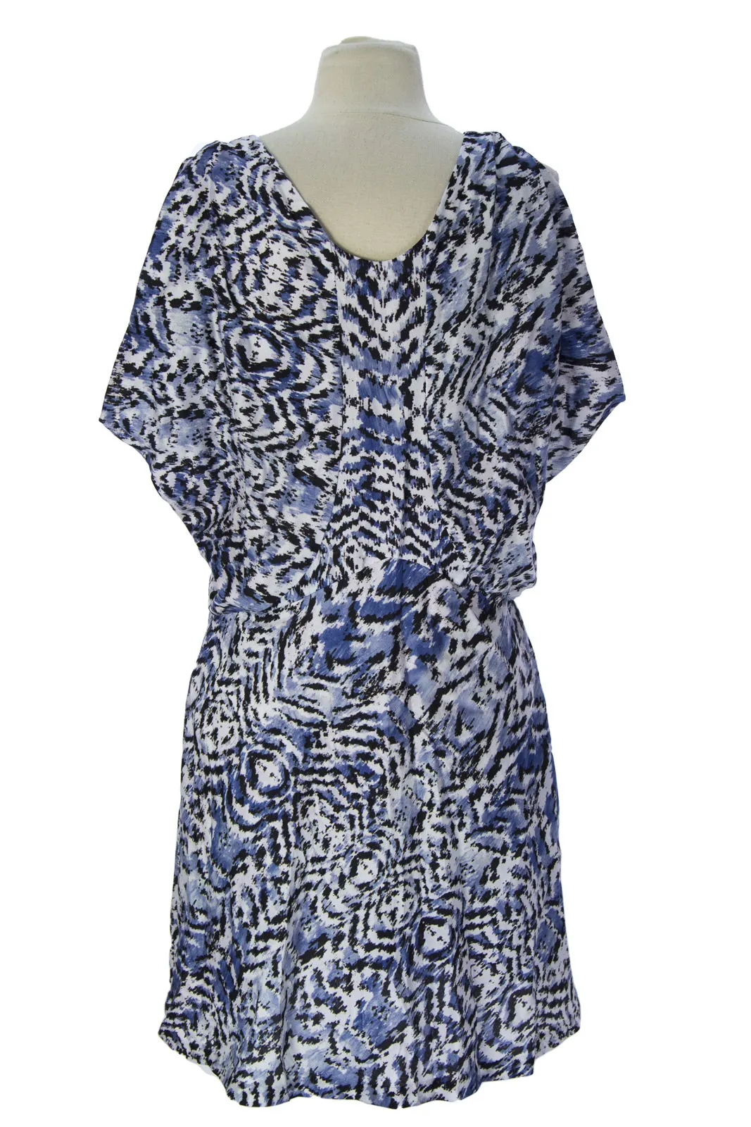 SURFACE TO AIR Women's Ready Print Platinum Drape Dress $420 NEW