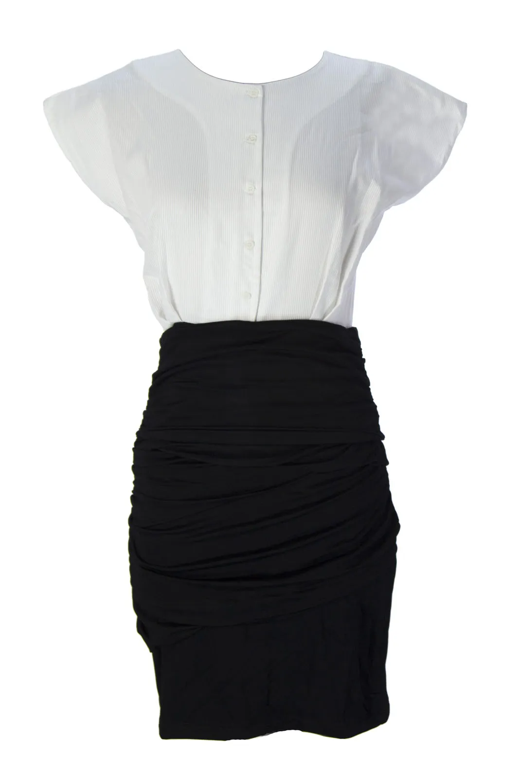 SURFACE TO AIR Women's White   Black Reina Dress $295 NEW
