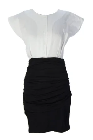 SURFACE TO AIR Women's White   Black Reina Dress $295 NEW