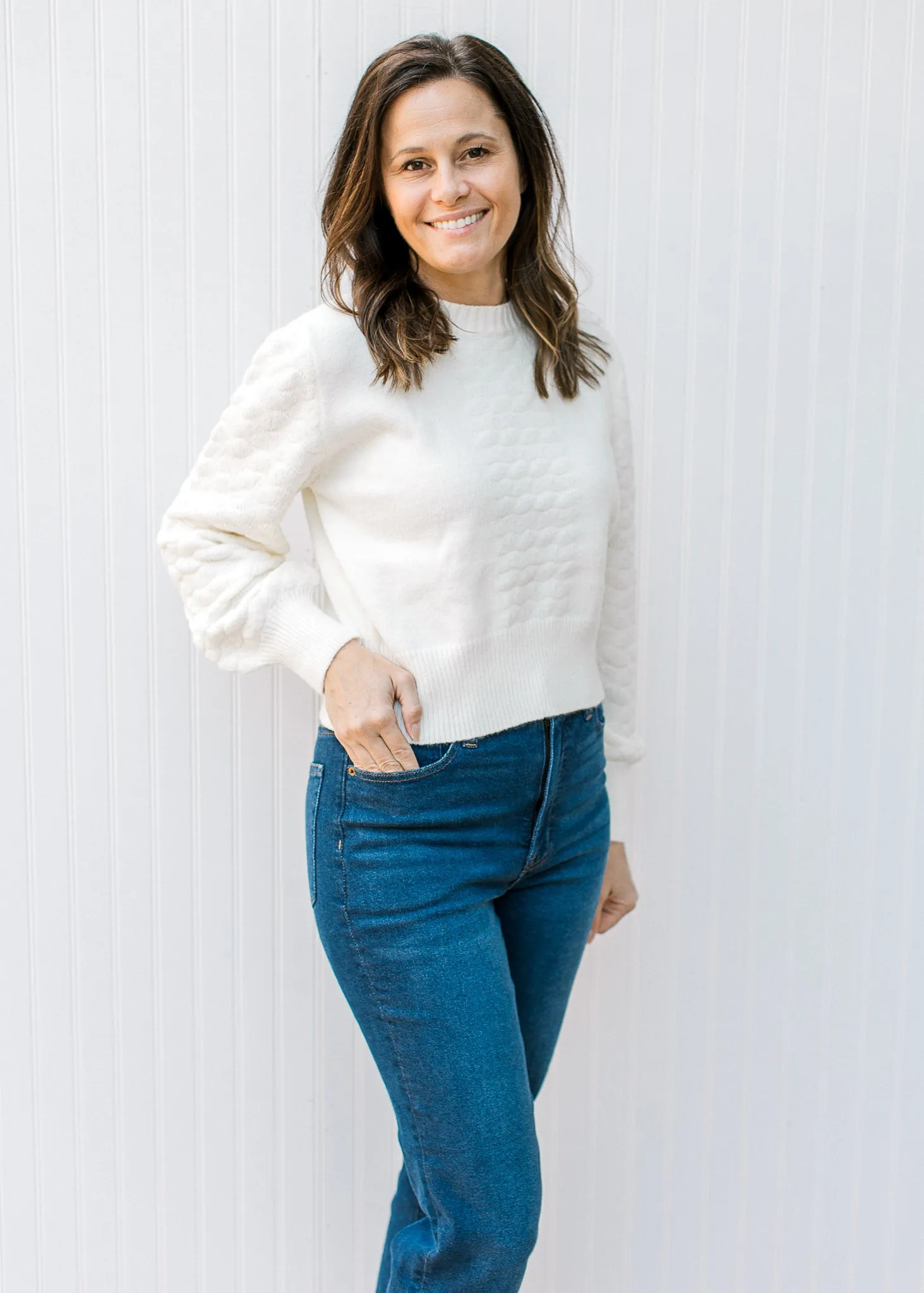 Susan Ivory Sweater B