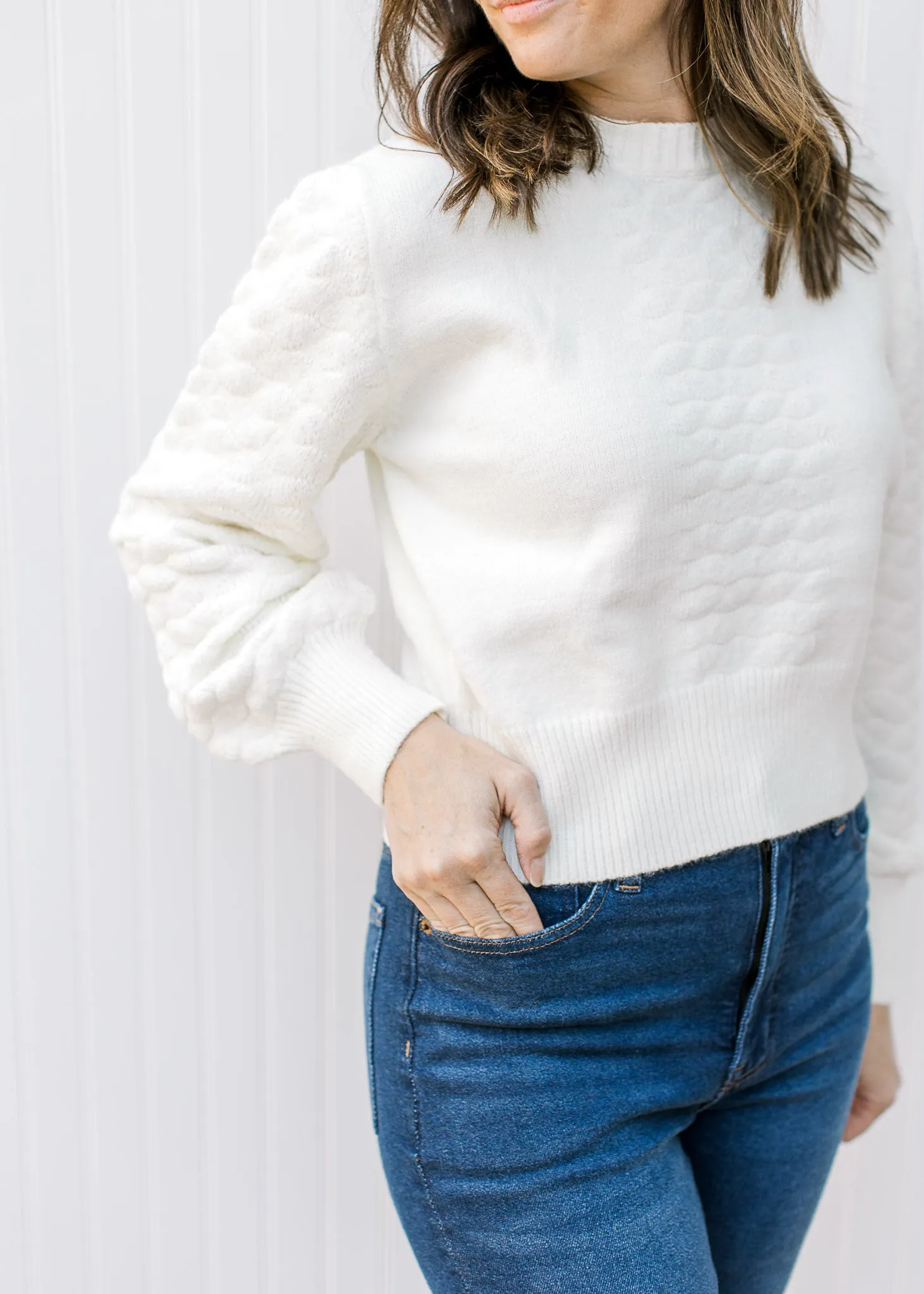 Susan Ivory Sweater B
