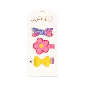 Sweet Wink Retro Pencil Clip Set