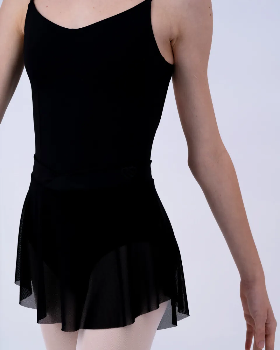 Sylvie Skirt Mesh Midnight Black