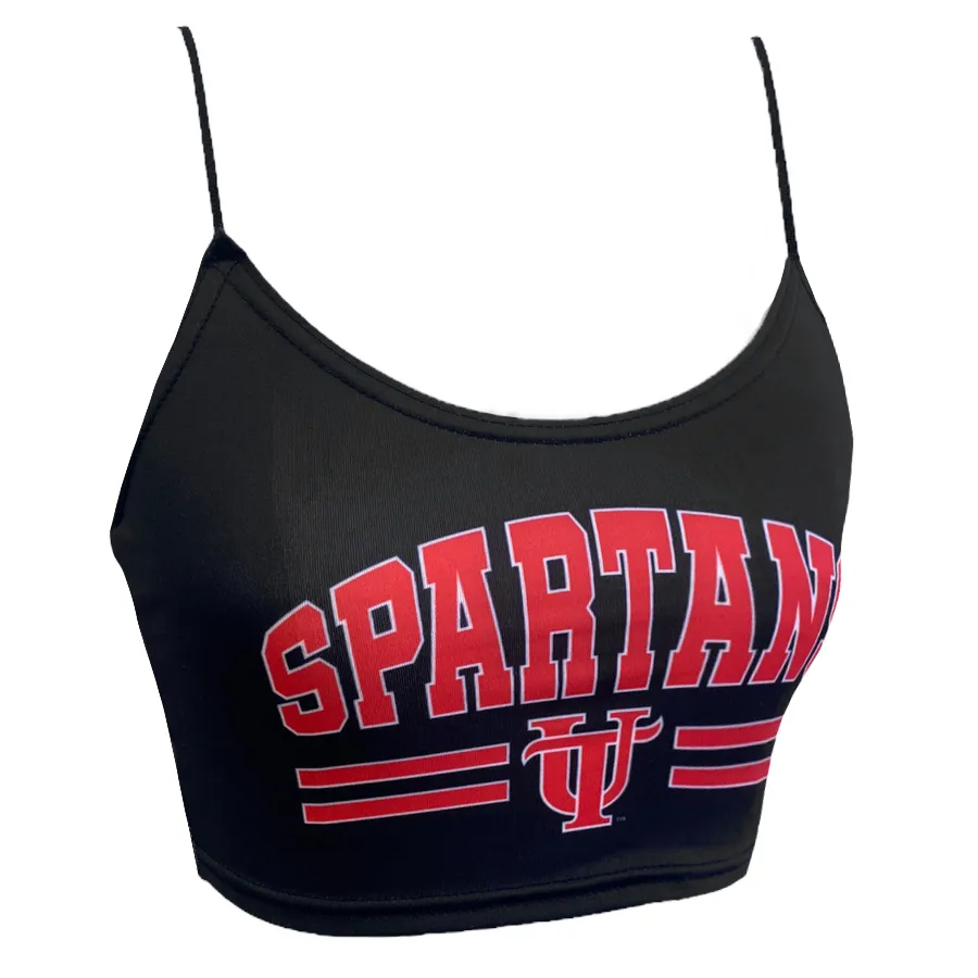 Tampa Spartans Black Spaghetti Tank