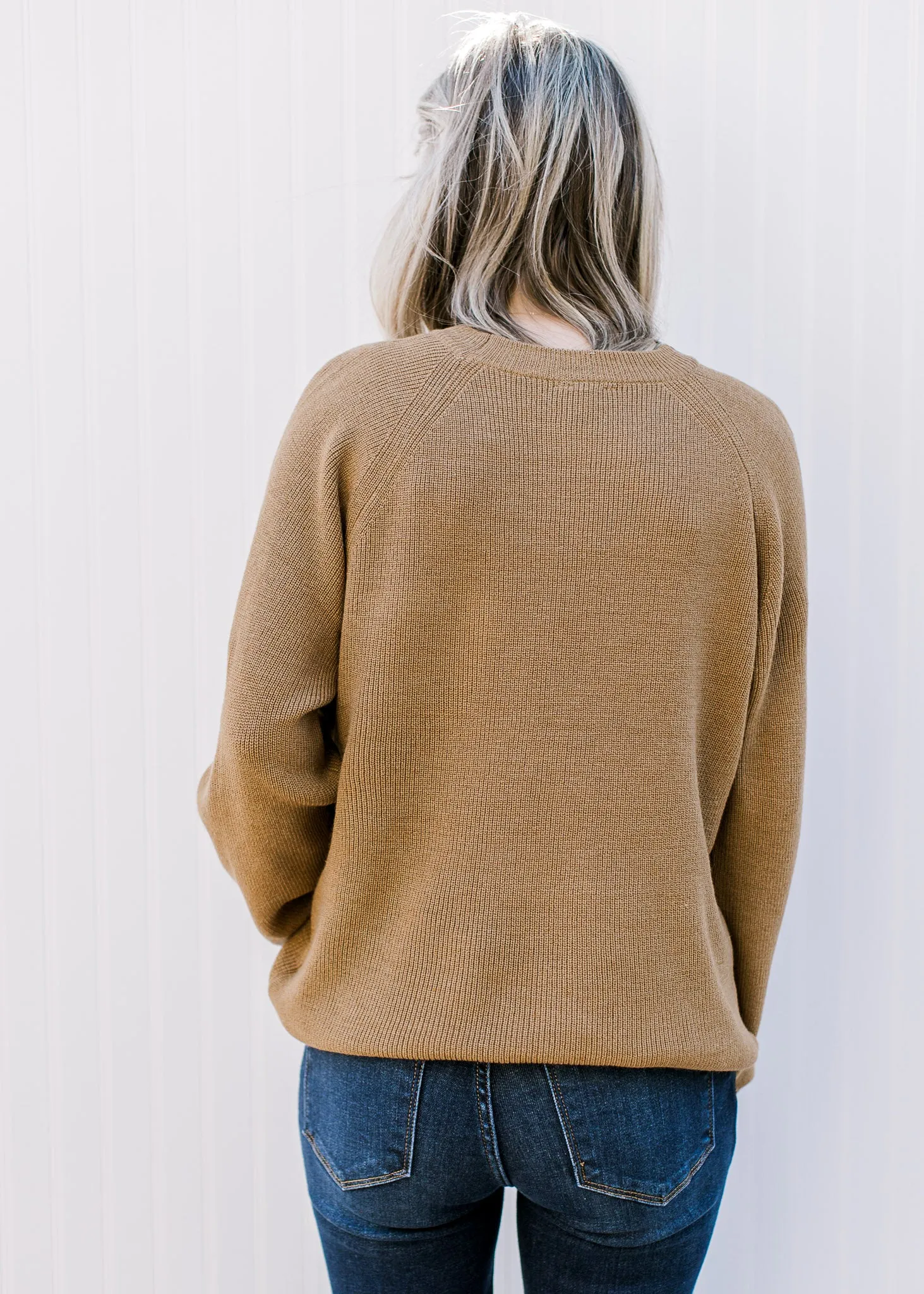 Toffee Patch Pocket Sweater B