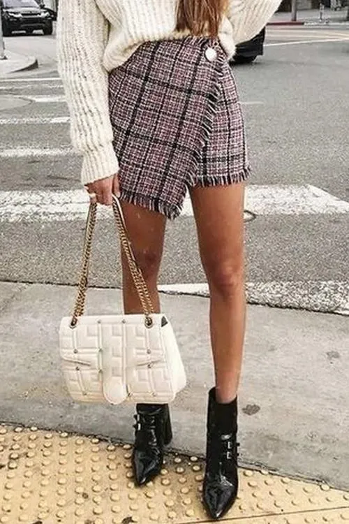 Trregularity Tassels Skirts