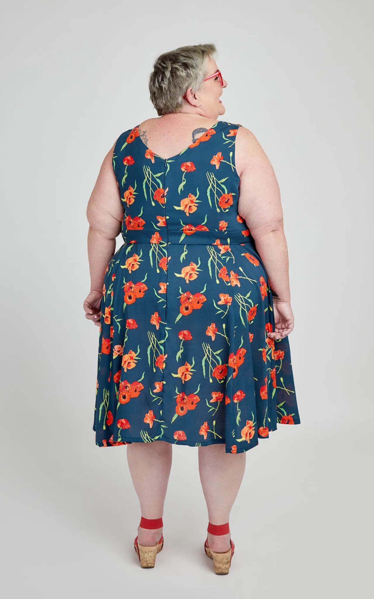 Upton Dress & Skirt Plus Mix & Match Expansion Pack 12-32 printed pattern: Wholesale