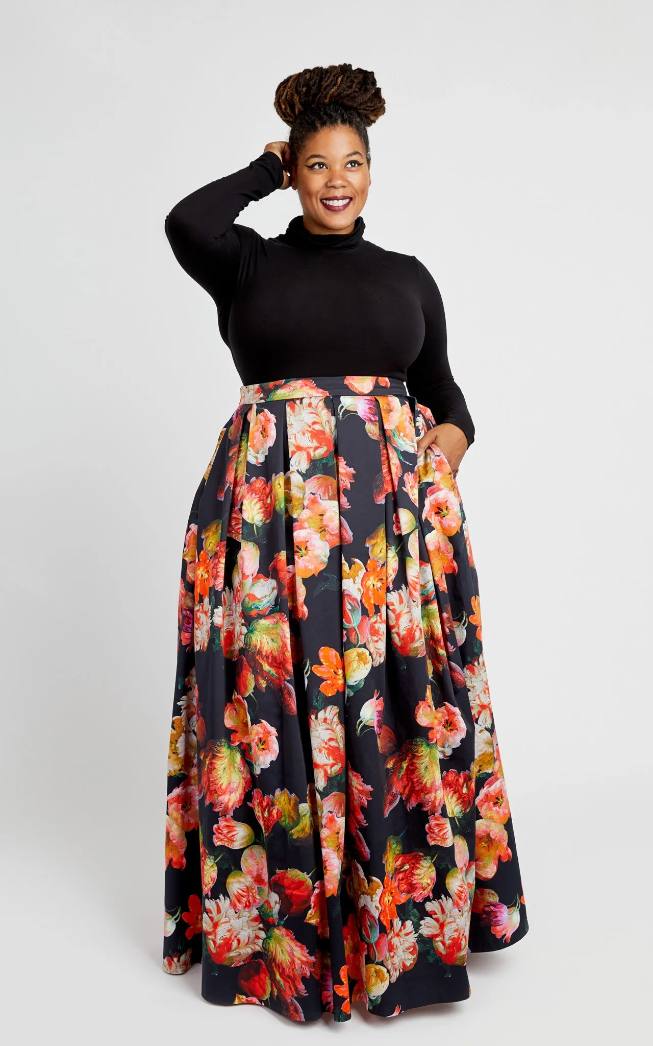 Upton Dress & Skirt Plus Mix & Match Expansion Pack 12-32 printed pattern