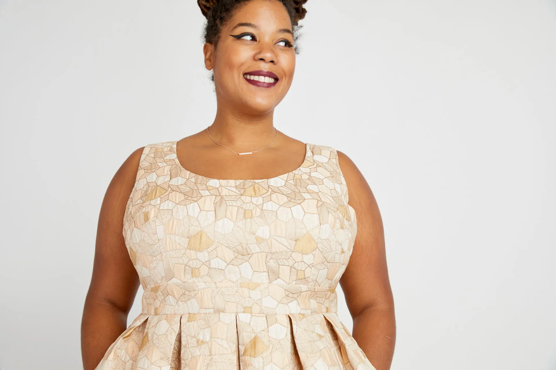 Upton Dress & Skirt Plus Mix & Match Expansion Pack 12-32 printed pattern