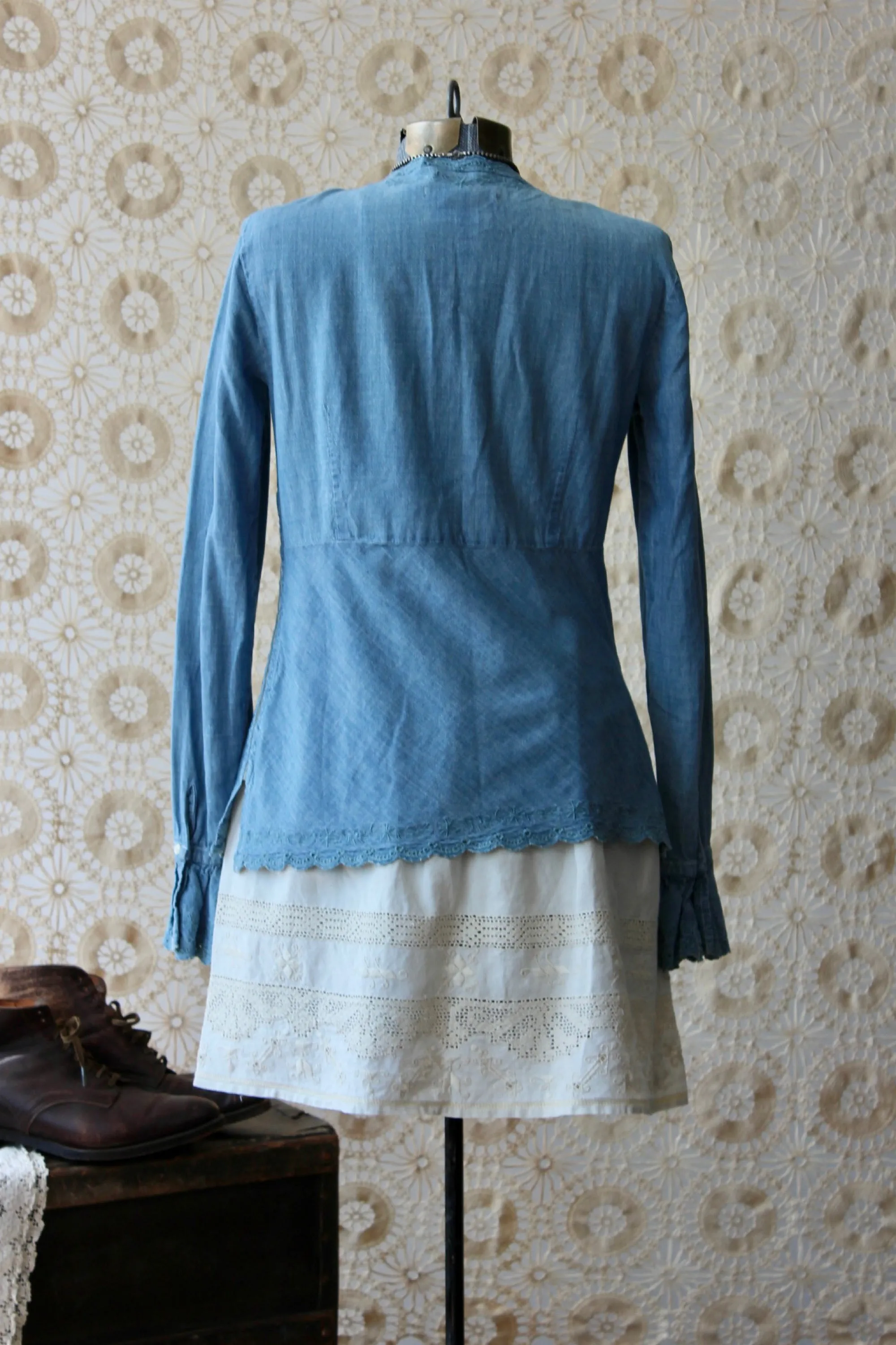 Vintage Ralph Lauren Chambray Top Selected by The Highlands Foundry THF113