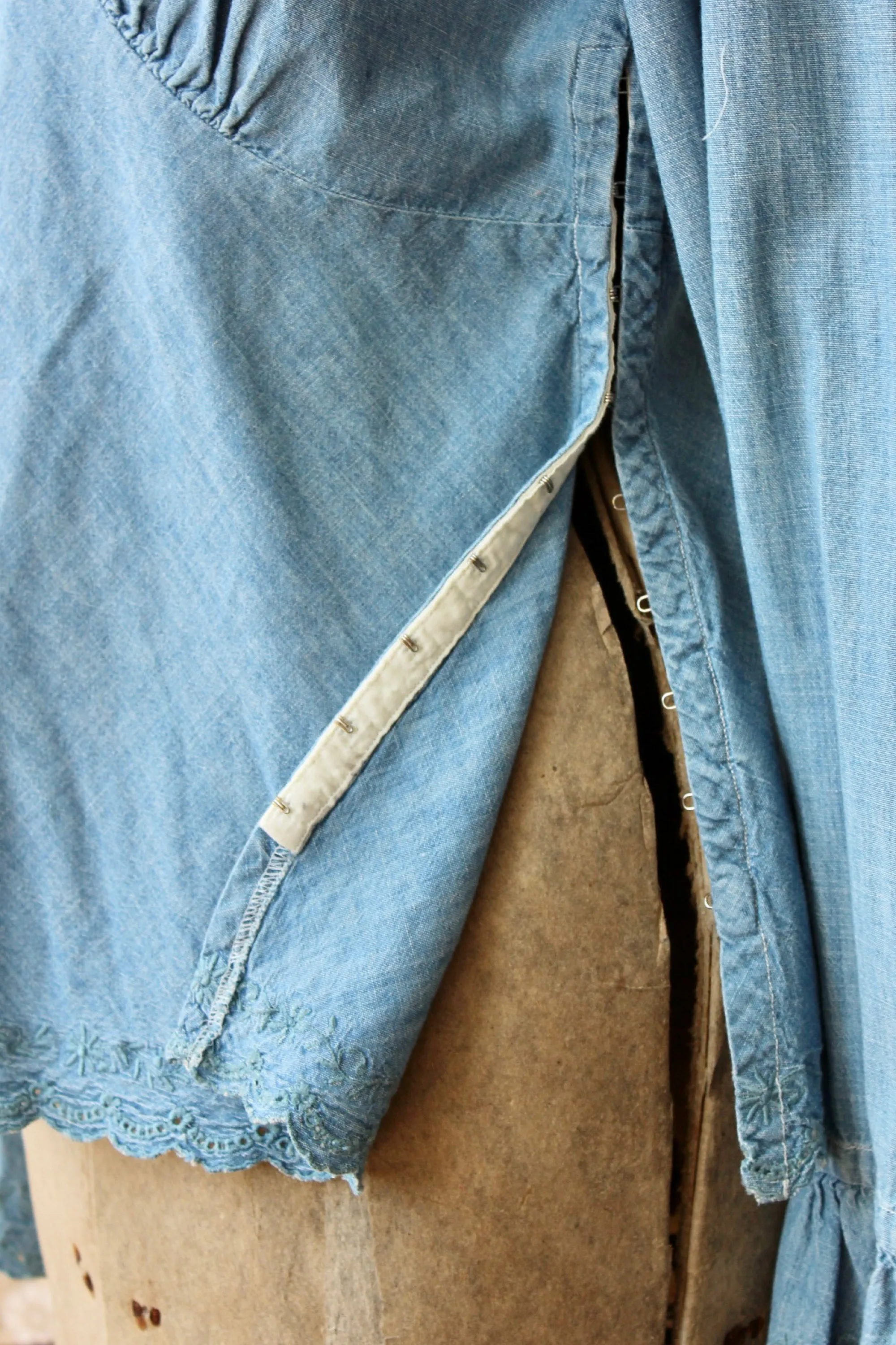 Vintage Ralph Lauren Chambray Top Selected by The Highlands Foundry THF113